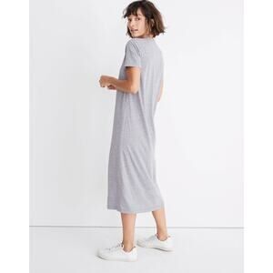 Madewell Midi Tee Dress Beige Size XXS Minimalist Casual Neutral Travel Retro